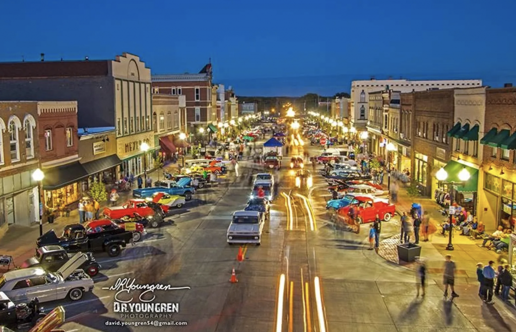 Downtown Hastings Classic Car Show Spiral Brewery